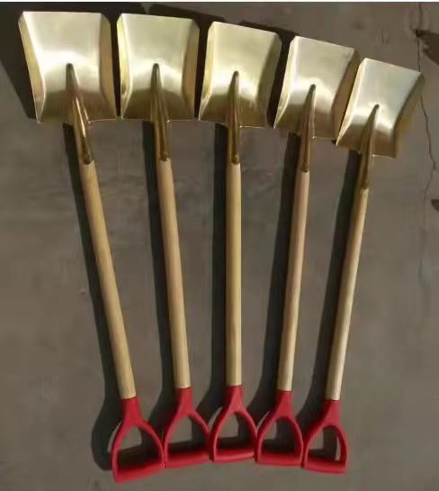 brass shovel